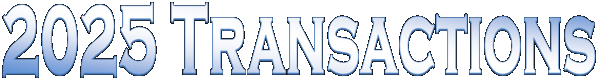 2025 Transactions
